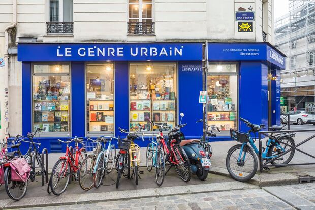 Devanture de la librairie © Le Genre Urbain