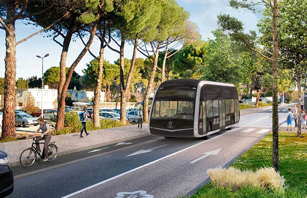 Projet de Bustram à Montpellier © Bustram