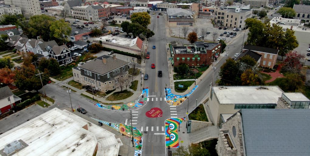 Une intersection à Kansas City © Bloomberg Philanthropies