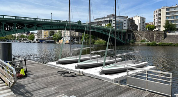 Ponton d’accès Liboat © Simon Janvier