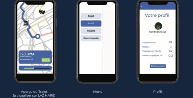 L’application Laz-Hare © Camille Dubreuil 1-2   