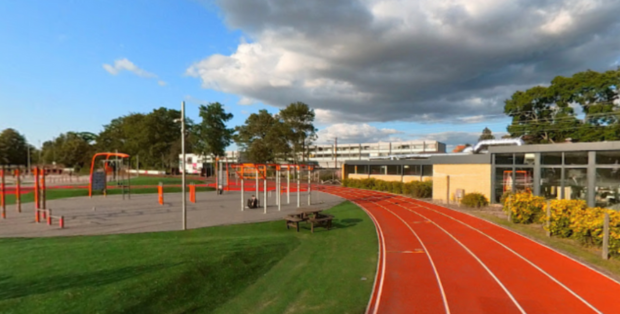 Stade d'athlétisme de Næstved, Danemark ©Google Maps