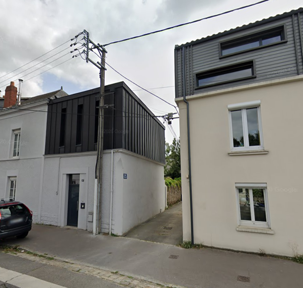 Rue des Renardières, Nantes,Google Maps