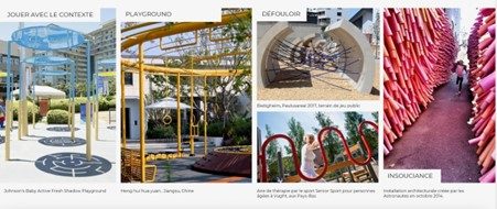Inspirations pour le projet Co-design actif - Campus Terrain de Jeux ©City Design Lab